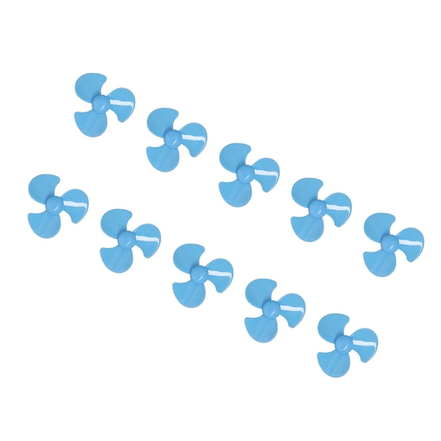 3 Blades Propeller, 10Pcs Propellers Replacement Impact Resistance Durable For DIY Toys Model Red,Yellow,Green,Blue