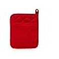thumbnail image 3 of Home Collection Support de Casserole en Polyester/caoutchou Rouge, Lot de 2 - Résistant à la Chaleur, Prise Antidérapante, Boucle de Suspension - Idéal pour Manipuler des Articles de Cuisine Chauds, 3 of 4