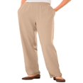 thumbnail image 1 of CHOK Plus Size 7-Day Knit Straight Leg Pant Stretch Elastic Waist Petite & Tall - 3X  Navy, 1 of 6