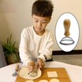 thumbnail image 3 of GUOOL Classical Ravioli Cutter Zinc Alloy Pasta Cutter Mould Wood Handle for Pasta Pierogi Press Stamps Kitchen Attachment oval, 3 of 9