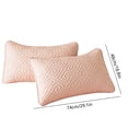 thumbnail image 3 of Yhmxh Bedding Pillowcases Standard Size Set Of 2 Decorative Quilted Pillowcases Skin-friendly Throw Blanket Machine Washable Microfiber Bed Sheet Set, 3 of 6