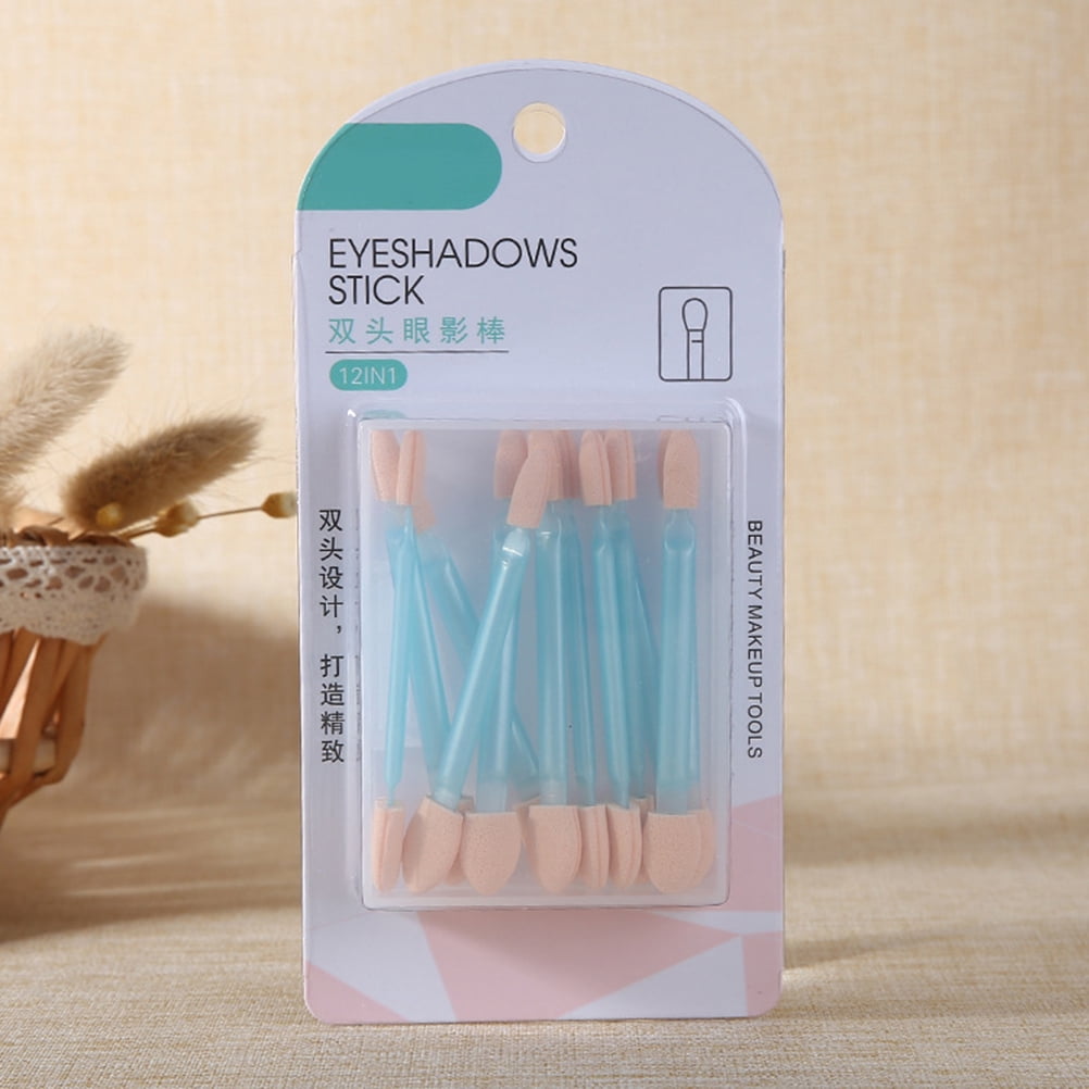 Minkissy 24Pcs Disposable Eye Make Up Brushes For Makeup Use By Beauty Shops