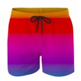 thumbnail image 4 of Teissuly Shorts d'Été Rabais Hommes Décontractés Mode Shorts Dégradés avec Poches Taille Élastique Pantalons de Plage, 4 of 5