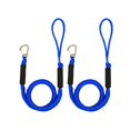 thumbnail image 4 of jinwen 2 X Bungee Dock Line 1.2m Accessory Nylon with Loop Clip Mooring Rope Heavy Duty blue, 4 of 9