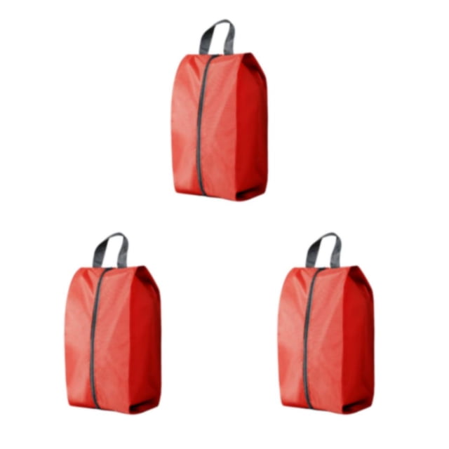 maskred Easy To Shoe Bag For Travel Simplify Packing Convenient Shoe Pouches Waterproof And Moisture-proof red XL 3Set