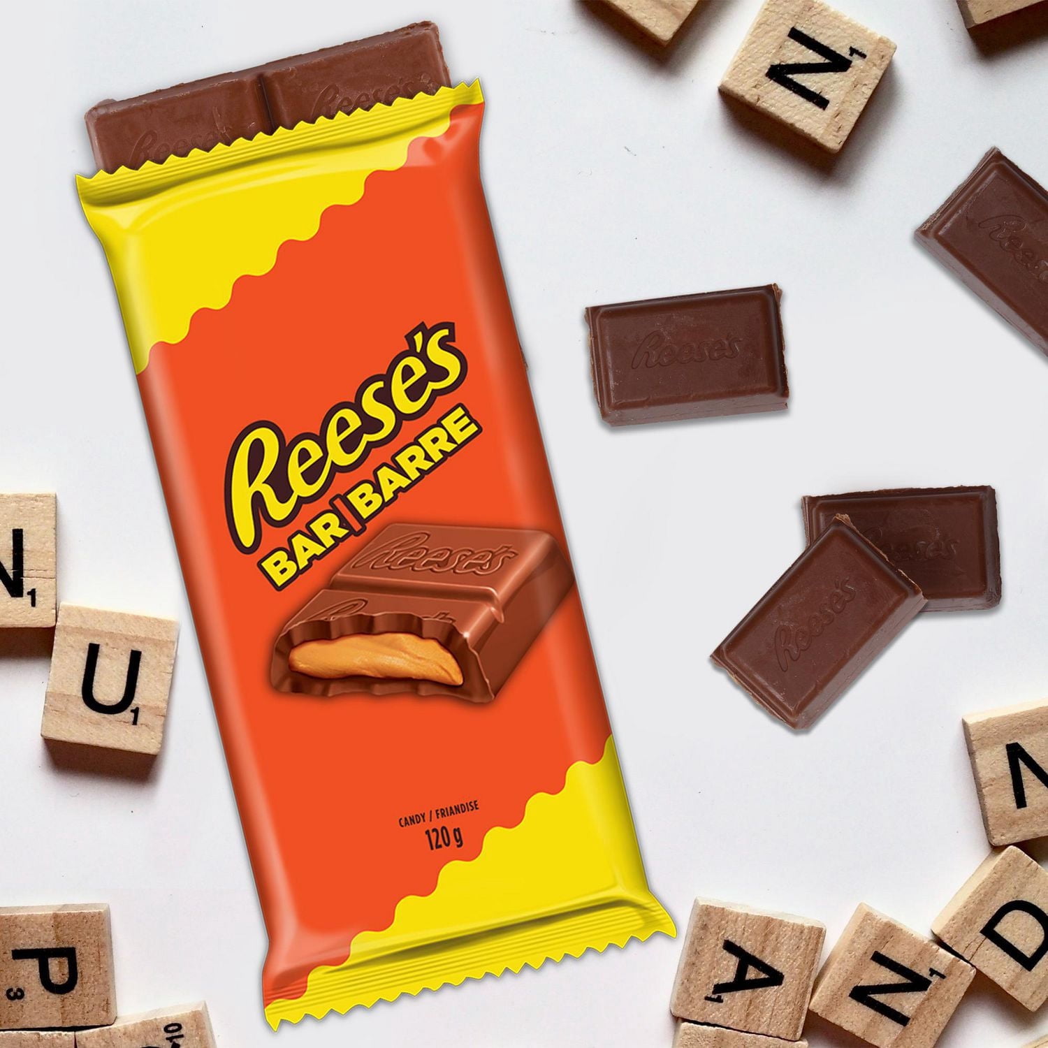 REESE'S Family Size Candy Bar, Great for sharing- Stock up now, 120g