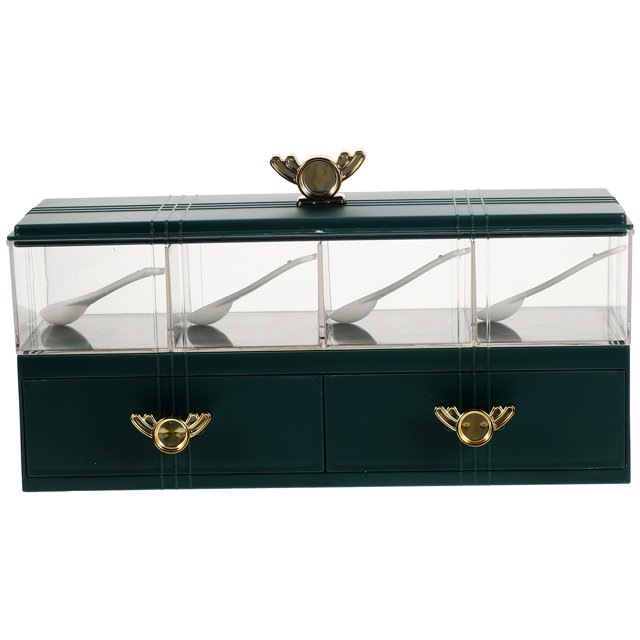 1 Ensemble de Boîte à Épices Double Couche Type Tiroir pour Cuisine