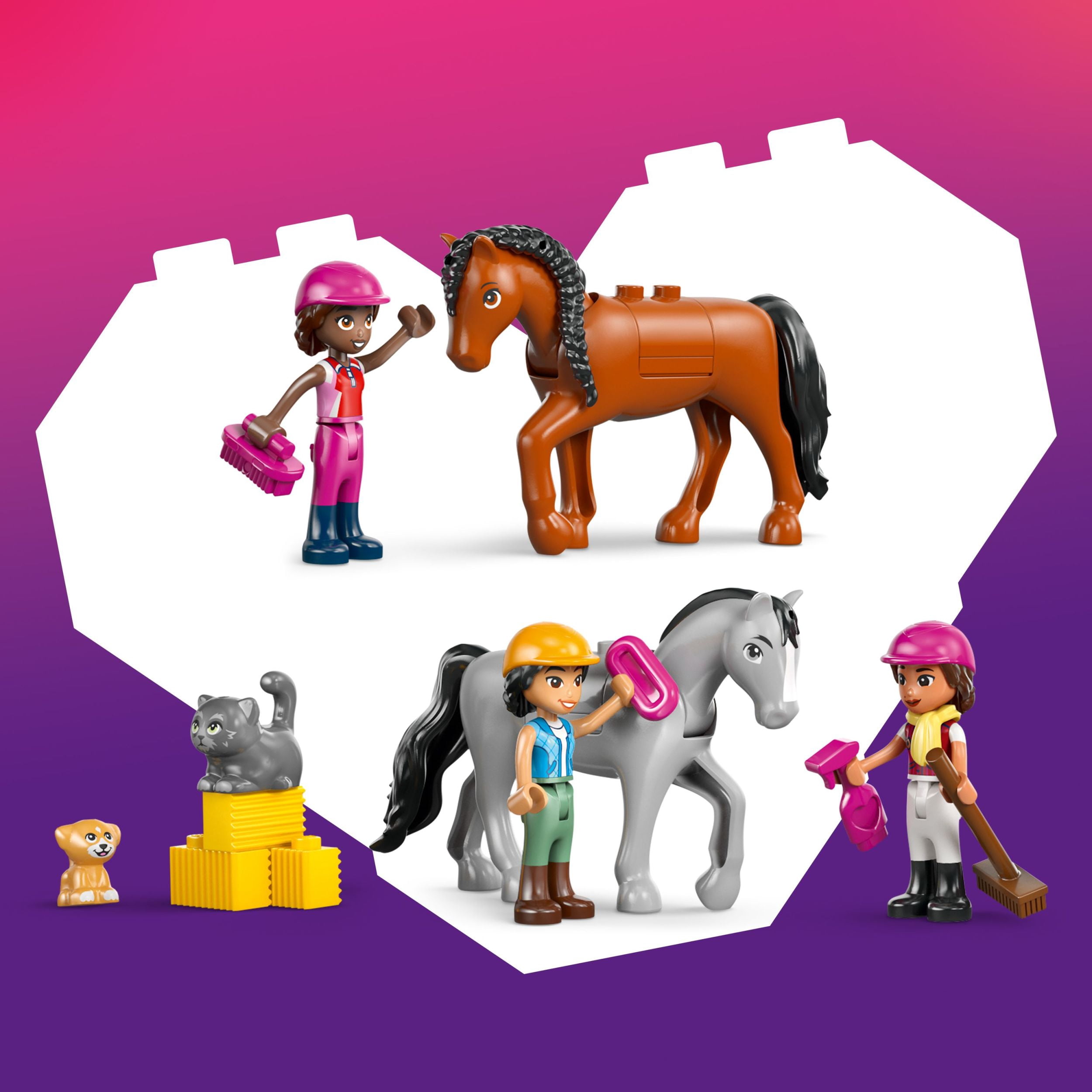LEGO Friends L’Écurie et l’École d’Équitation – Ensemble de Jouet – 42688