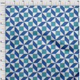 thumbnail image 3 of oneOone Georgette Viscose Fabric Triangle|Parallelogram & Square Geometric Print Fabric By The Yard 42 Inch Wide, 3 of 4