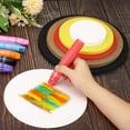 thumbnail image 3 of Uxcell Papier Cartonné Rond 6 Pouces, 36 Pcs Forme Ronde Découpe Papier Épais sous-Verre pour Projets DIY, Jaune Clair, 3 of 5