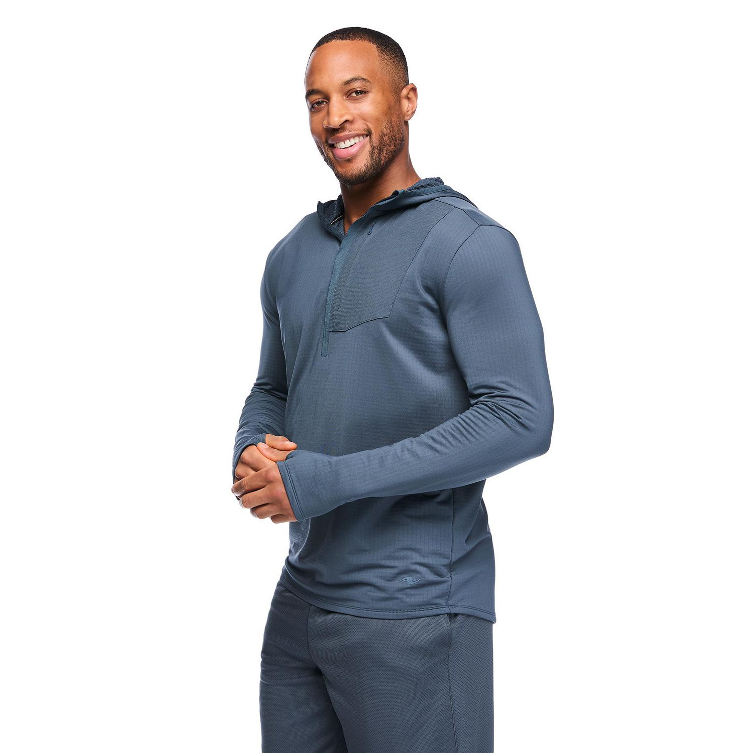 Athletic Works Men's Quarter Zip Hoodie