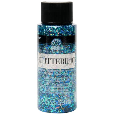 FolkArt Glitterific Acrylic Paint, Tropical, 2 fl oz