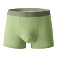 thumbnail image 2 of B91xZ Boxers pour Hommes Boxeurs en Maille avec Poche, Vert TTG, 2 of 5