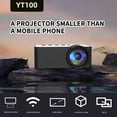 thumbnail image 3 of Phones for Home,New Yt100 Home Mini Portable Mini Projector Hd Home Wireless Mini Phone Projection,Small Wireless Projector,Mini Projector Portable,Mini Wireless Projector, 3 of 9