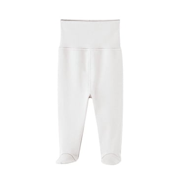 AherBiu Baby Pants Pantalon pour Bébé Unisexe à Pieds Taille Haute Vêtements pour Nouveau-Né Coton Doux Confortable Décontracté Pantalon pour Nourrisson