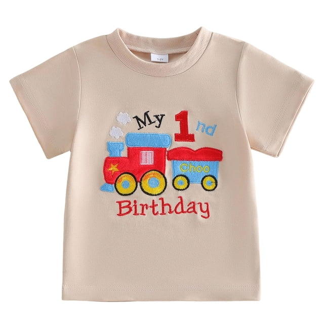 Akiihool T-Shirts Unis pour Garçons T-Shirts à Manches Courtes pour Garçons T-Shirts d'Été à Col Rond pour Enfants T-Shirts Décontractés Basiques en Coton Hauts Unis (Rose Vif, 1-2 Ans)