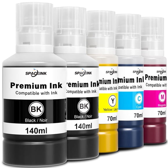 Compatible Ink Refill Bottles Replacement for T502 T522 ET-2760 ET-4760 ET-2800 ET-2850 ET-3850 ET-4850 ET-2720 ET-2803 ET-3760 ET-2400 ET-4800 ET-27
