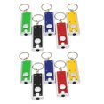 thumbnail image 1 of 10 Pcs Porte-Clés LED Portables Mini Lampe de Poche Pendentifs (Couleur Aléatoire), 1 of 5