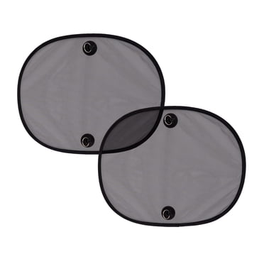 Auto Drive Universal Fit UV Resistance Passenger Sear Mesh Twist Sunshade, 14'' X 18 ''