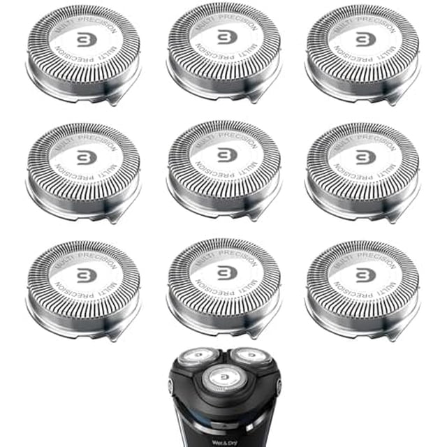 SH30 Replacement Heads for Series 3000, 2000, 1000 Shavers, Compatible with S1560 Shaver Head