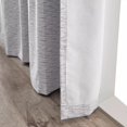 thumbnail image 1 of Bouclair Rideau Occultant Toulouse Gris avec Pattes Cachées 52x84 Po (132x213 cm), 1 of 10