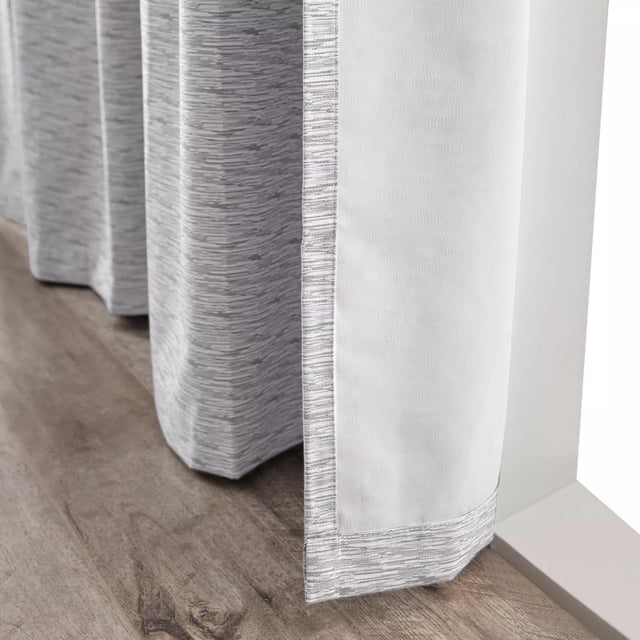 Bouclair Rideau Occultant Toulouse Gris avec Pattes Cachées 52x84 Po (132x213 cm)