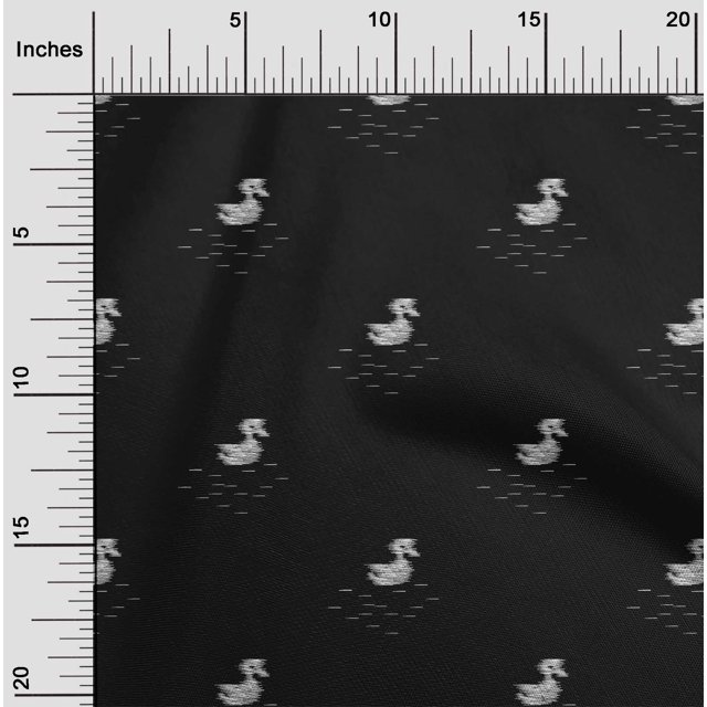 oneOone Cotton Poplin Fabric Duck Ikat Decor Fabric Printed BTY 42 Inch Wide