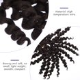 thumbnail image 2 of EeaseCA 4pcs Twists Crochet Braids Twists Fluffy Curly Synthetic Braiding Hair Extension, 2 of 8