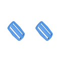 thumbnail image 1 of braveheart Buckle Colourful Lightweight Wear-resistant Waterproof Overall Clasp Replacement Easy Installment Distinctive Design Belt Clip Blue 2Set, 1 of 6