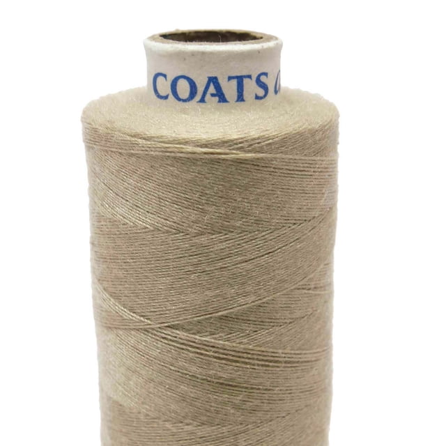 20 Pcs Beige Hand Machine Polyester Thread Spun Quilting Sewing Wholesale Spool