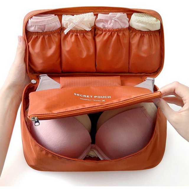 Sac de Rangement pour Soutien-Gorge de Voyage Sac de Tri Portable Sac de Rangement pour sous-Vêtements Multifonction