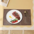 thumbnail image 1 of Ovzne Chemin de Table Scandinave Tapis de Souper Tapis Isolant Thermique Tapis de Table à Manger Résistant aux Brûlures Imperméable et Anti-Huile Tapis de Souper Style Occidental en Liquidation, 1 of 6