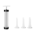 thumbnail image 2 of Fwttom Home Decor Sausage Meat Filling Machines Brief Hand-Made Sausage Making Machines Sausage Stuffer with 3 Stuffing Tube Used to Make Sausages of Different Sizes, 2 of 6