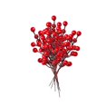thumbnail image 2 of 20 Pcs Pics de Baies - 12 Tiges de Baies Rouges Artificielles Décorations d'Arbre de Noël 7.5 Pouces pour Arbre de Noël Décorations Maison, 2 of 4