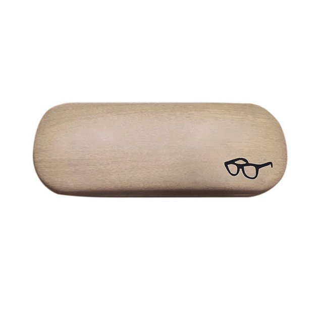Transemion Eye Glasses Case Hard Shell Protect Cover Eyewear Sunglass Storage Box Portable White