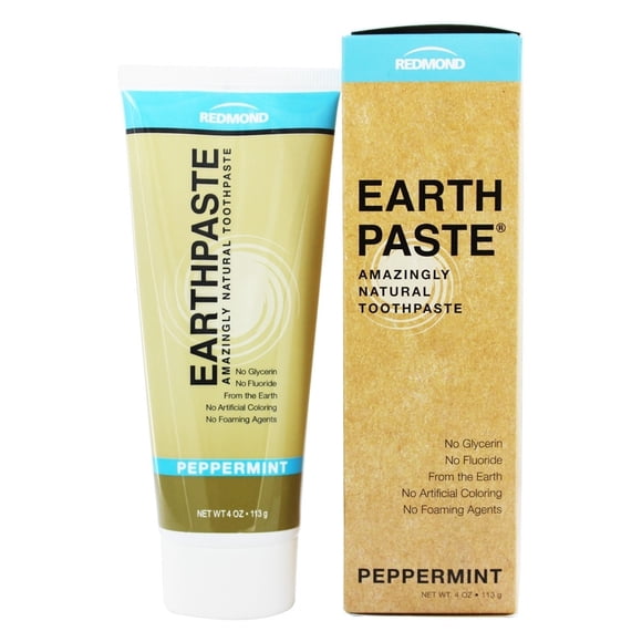 Redmond Trading - Earthpaste Amazingly Natural Toothpaste Peppermint - 4 oz.
