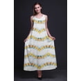 thumbnail image 3 of Bimba Rayon Tie-Dye Ladies Printed Backless Spaghetti Strap Long Maxi Evening Party Dress-Small, 3 of 5