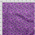 thumbnail image 4 of oneOone Cotton Poplin Purple Fabric Tropical Craft Projects Decor Fabric Printed By The Yard 56 Inch Wide, 4 of 5