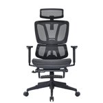 Motionwise chaise de bureau Mesh avec repose-pieds