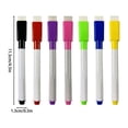 thumbnail image 2 of Marqueurs Colorés avec Gomme Capuchon Marqueurs Tableau Blanc Pointe Étudiant Marqueurs Tableau Blanc pour Enseignants École 2ml, 2 of 5