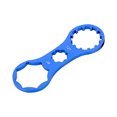 thumbnail image 2 of bedienty Outils de Réparation de Vélo Clé de Fourche avant Alliage d'Aluminium Réparation Retrait Clé Destinée à SUNTOUR XCM/XCR/XCT/RST B Bleu (27mm-28mm) 1Ensemble, 2 of 6