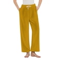 thumbnail image 2 of Pisexur Pantalon de Pyjama pour Femmes Doux Confortable Bas de Détente et de Nuit pour Femmes Multicolore,2TG, 2 of 8