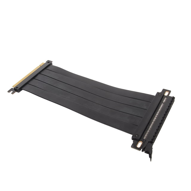 Rallonge Riser PCIE 4.0 X16, Câble Riser Flexible à Grande Vitesse avec GUP, Adaptateur Riser, Propriété de Blindage Élevé, Rallonge PCIE 4.0 à 180 Degrés pour Carte Graphique