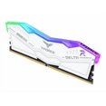thumbnail image 3 of TEAMGROUP T-Force Delta RGB DDR5 Ram 32GB Kit (2x16GB) 6000MHz (PC5-48000) CL40 Desktop Memory Module Ram (White) for 600 Series Chipset - FF4D532G6000HC38ADC01, 3 of 8