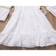 thumbnail image 4 of Flower Girls Princess Dress Kids Baby Party Wedding Pageant Lace Dresses Clothes, 4 of 5