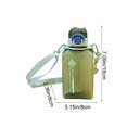 thumbnail image 3 of EGNMCR Kitchen Gadgets, Kitchen Accessories Summer Covered Plastic Water Cup Sports Direct Drinking Cup Exquisite Water Cup Low Temperature Storage Fast Heat Dissipation Plastics Sports Water Bottle, 3 of 6