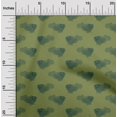 thumbnail image 1 of oneOone Organic Cotton Voile Fabric Fish Block Printed Fabric 1 Yard 42 Inch Wide, 1 of 4