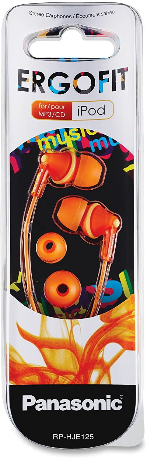 PANASONIC Ergofit in-Ear Earbuds (Orange)