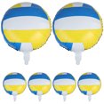 thumbnail image 1 of Shisuyan 6pcs Volleyball Balloon Inflatable Volleyball Balloon Volleyball Themed Party Decorations 18 Inch Sports Party Balloon Volleyball Birthday Party Supplies, 1 of 8