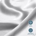 thumbnail image 3 of Bare Home Satin Body Pillowcase - Luxury Pillowcase - Soft and Smooth - Breathable - Envelope Closure, Silver, 3 of 6